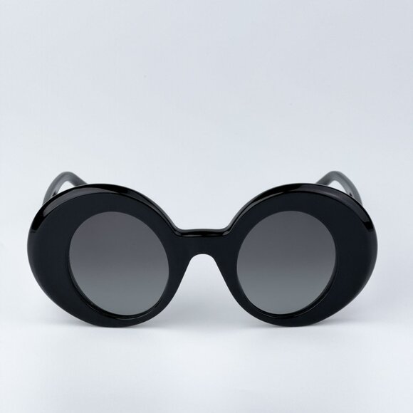 Loewe LW40089I CURVY 01B BRAND NEW Sunglasses Black Smoke Gradient Round Unisex - Picture 3 of 11